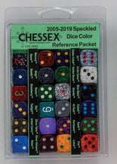 CHESSEX - Dados Speckled Color Reference Packet c/24 - Gamesmart